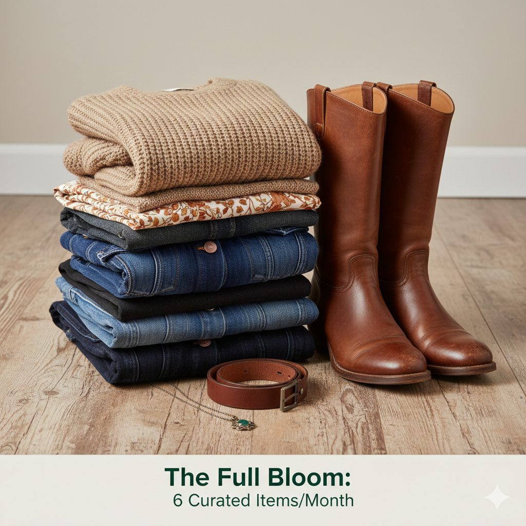 The Full Bloom: The ultimate sustainable style experience. Free Shipping.